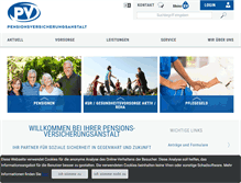 Tablet Screenshot of pensionsversicherung.at